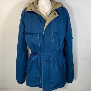 Woodland Teal Blue Zip Up Jacket Coat